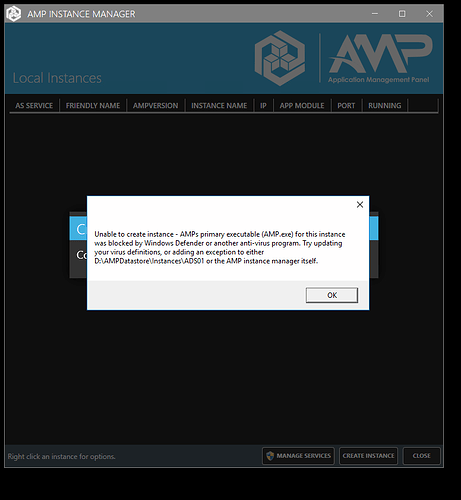 AMP Error