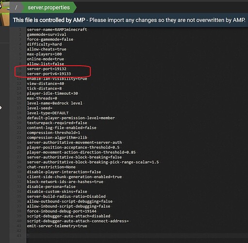 Server Properties