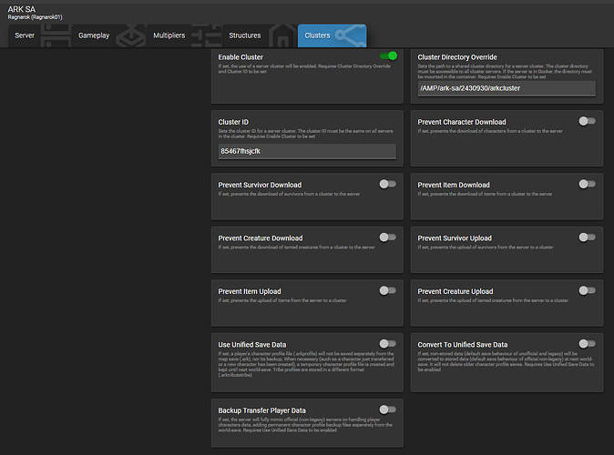 1st instance config